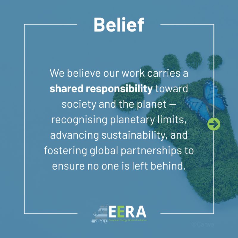 EERA’s beliefs in action: the energy transition is about responsiblity 