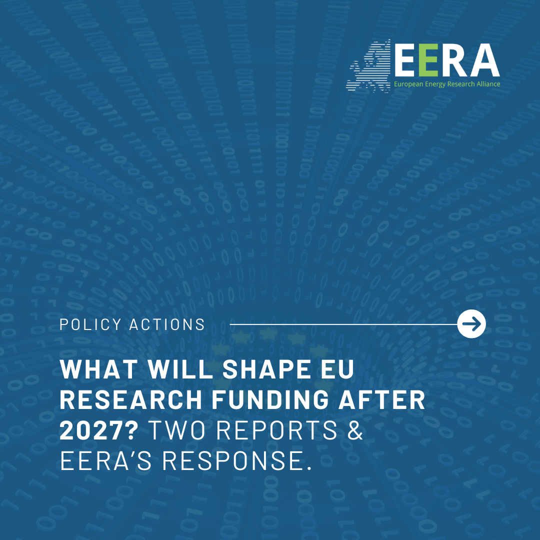 EERA’s reaction to two draft reports on FP10 and the European Competitiveness Fund