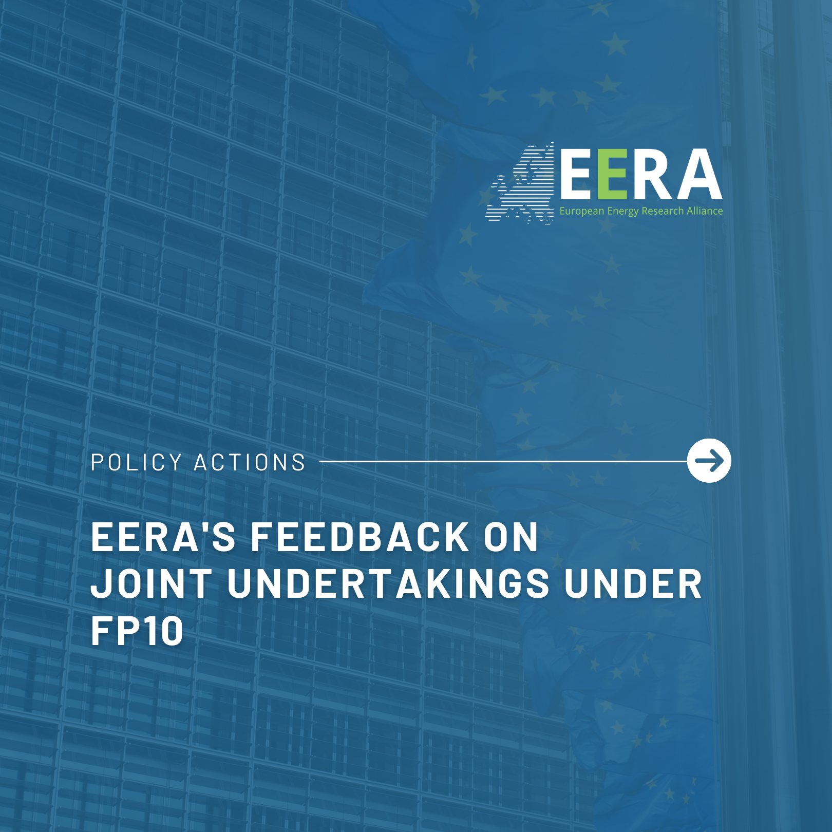 EERA's Feedback on  Horizon Europe – European Partnerships to be implemented as joint undertakings
